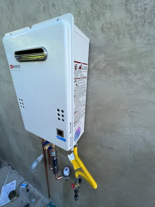 Tankless water heater installation for Rose Lake homes